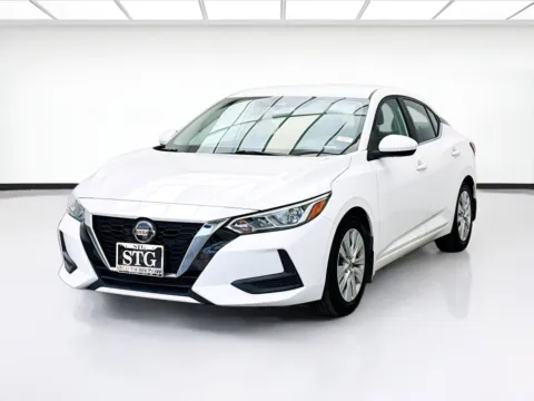 White 2021 Nissan Sentra S for sale in Bellflower, CA