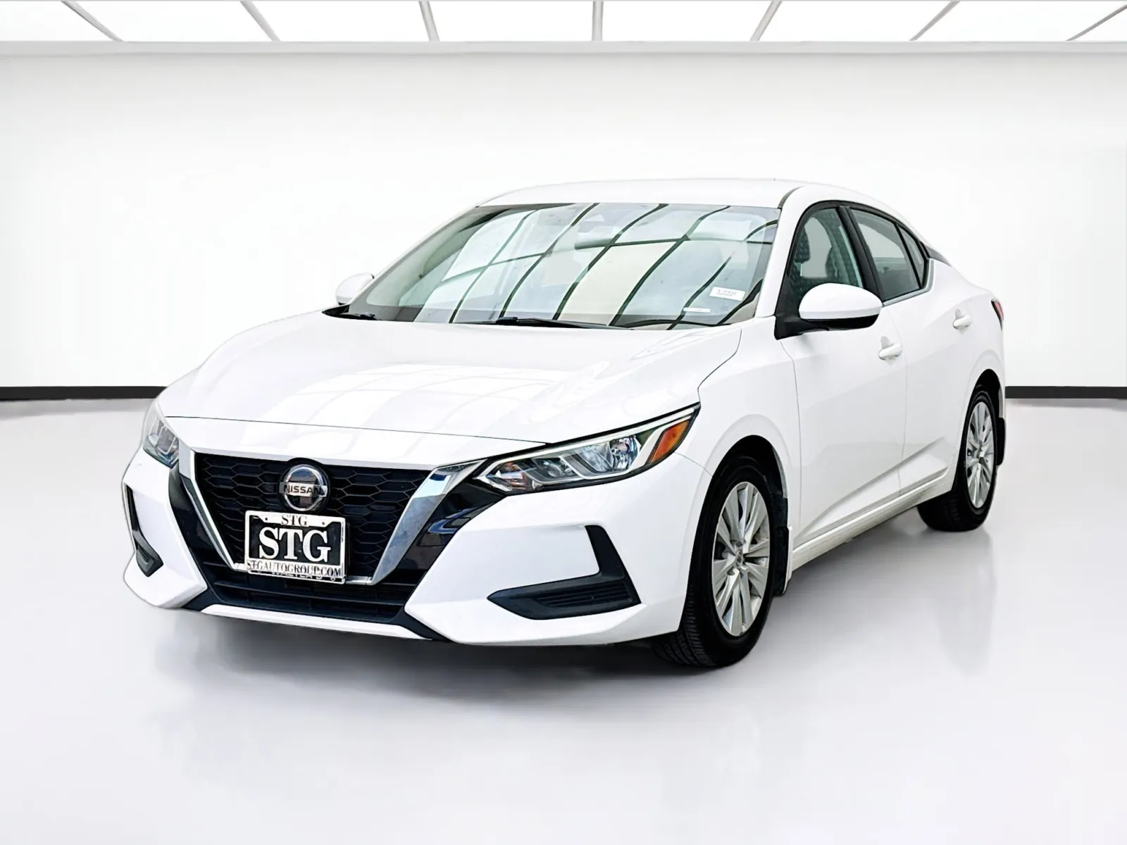 White 2021 Nissan Sentra S for sale in Bellflower, CA