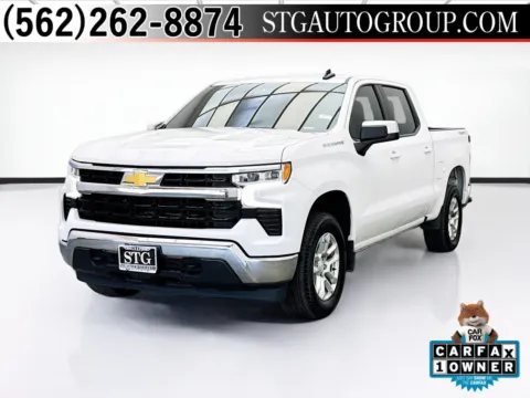 White 2024 Chevrolet Silverado 1500 LT for sale in Bellflower, CA