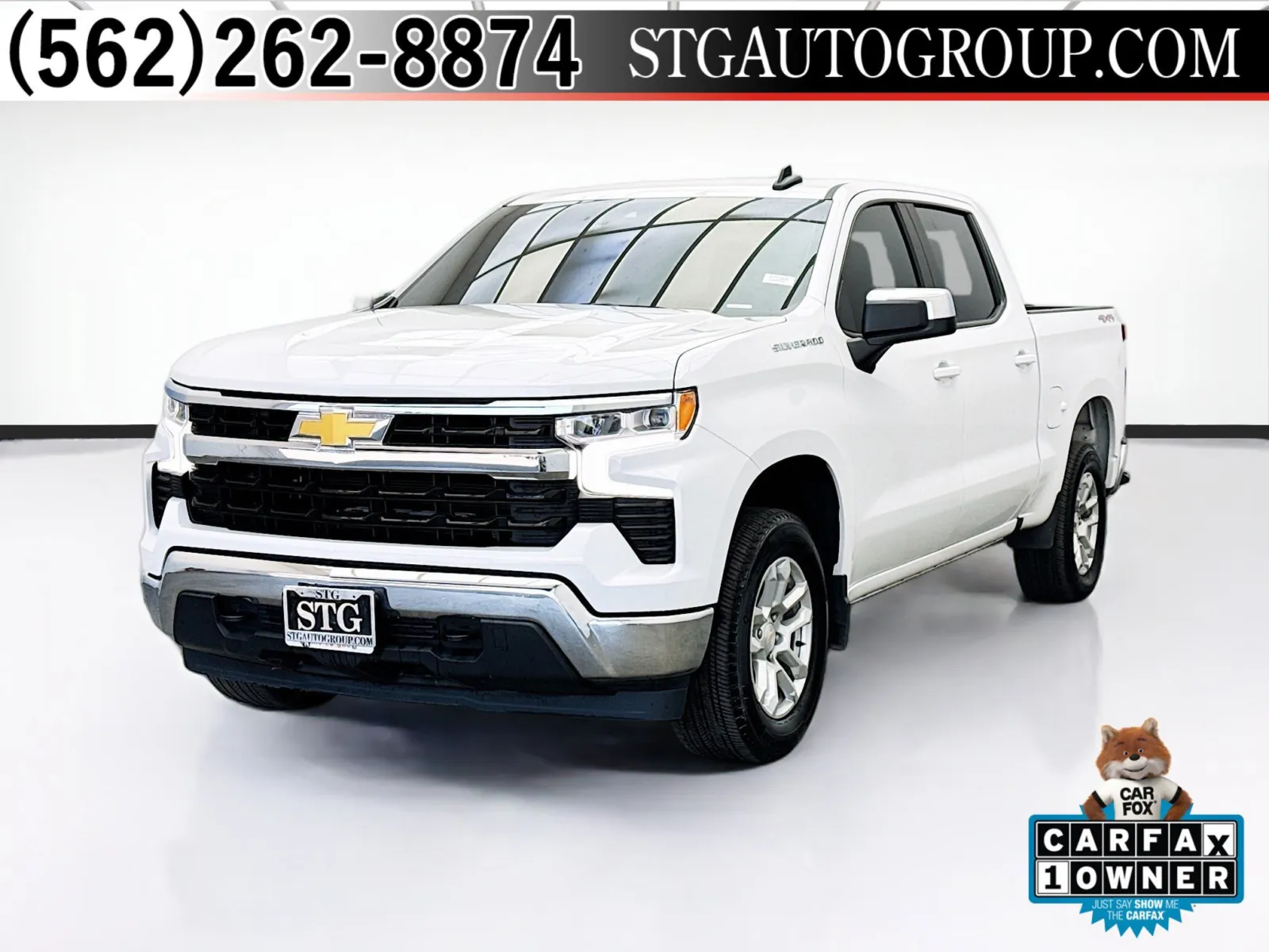 White 2024 Chevrolet Silverado 1500 LT for sale in Bellflower, CA