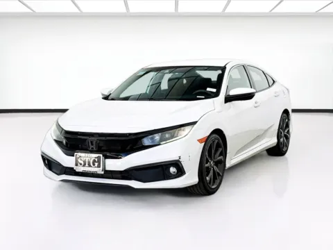 Beige 2019 Honda Civic Sedan Sport for sale in Bellflower, CA
