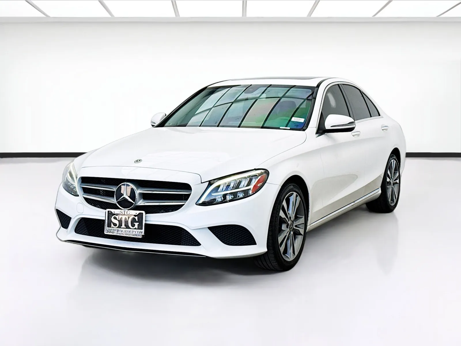 White 2019 Mercedes-Benz C-Class C 300 for sale in Bellflower, CA