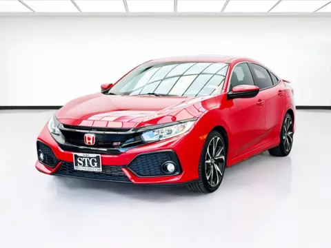 Red 2018 Honda Civic Si Sedan Si for sale in Bellflower, CA