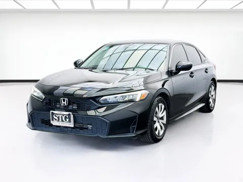 Black 2025 Honda Civic Sedan LX for sale in Bellflower, CA