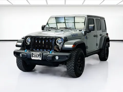 Gray 2023 Jeep Wrangler 4xe Base 4xe for sale in Bellflower, CA