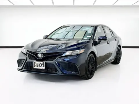 Blue 2021 Toyota Camry SE w/TRD Appearance Package for sale in Bellflower, CA