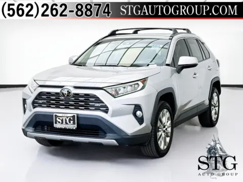 Silver 2021 Toyota RAV4 Limited for sale in Bellflower, CA