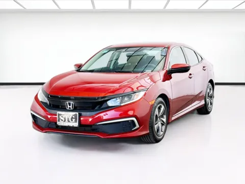 Orange 2020 Honda Civic Sedan LX for sale in Bellflower, CA