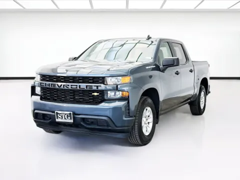 Gray 2021 Chevrolet Silverado 1500 Custom for sale in Bellflower, CA