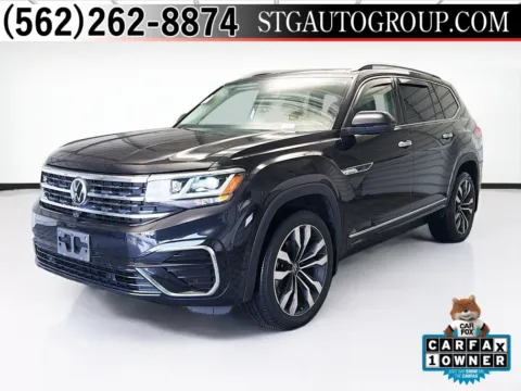 Black 2022 Volkswagen Atlas 3.6L V6 SEL Premium R-Line for sale in Bellflower, CA