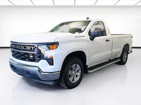 White 2024 Chevrolet Silverado 1500 WT for sale in Bellflower, CA