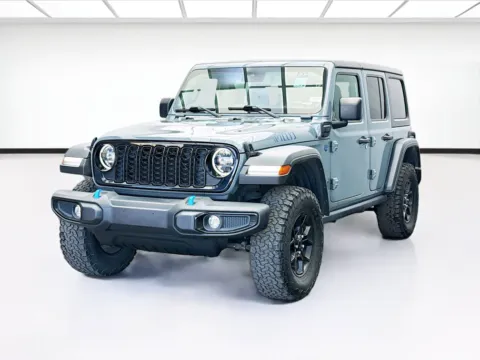 Gray 2024 Jeep Wrangler 4xe Willys 4xe for sale in Bellflower, CA
