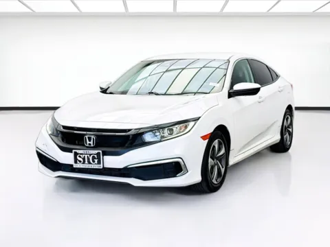 White 2021 Honda Civic Sedan LX for sale in Bellflower, CA
