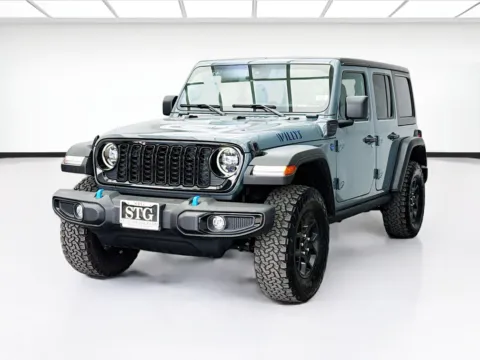 Gray 2024 Jeep Wrangler 4xe Willys 4xe for sale in Bellflower, CA