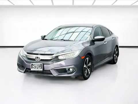 Silver 2016 Honda Civic Sedan Touring for sale in Bellflower, CA