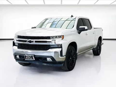 Silver 2021 Chevrolet Silverado 1500 LT LT1 for sale in Bellflower, CA