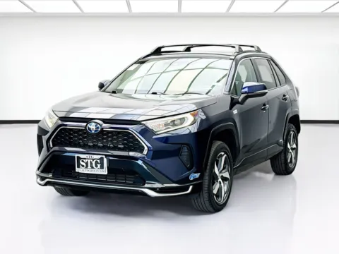 Blue 2021 Toyota RAV4 Prime SE for sale in Bellflower, CA