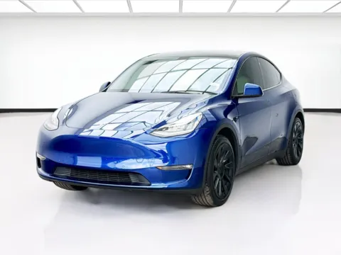 Blue 2021 Tesla Model Y Standard Range for sale in Bellflower, CA