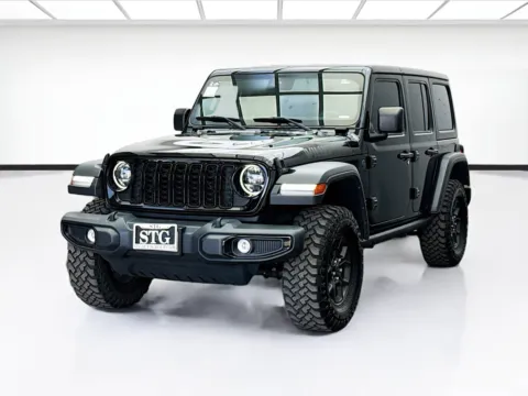 Black 2024 Jeep Wrangler Willys for sale in Bellflower, CA