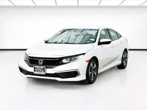 White 2019 Honda Civic Sedan LX for sale in Bellflower, CA