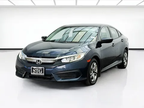 Blue 2017 Honda Civic Sedan LX for sale in Bellflower, CA