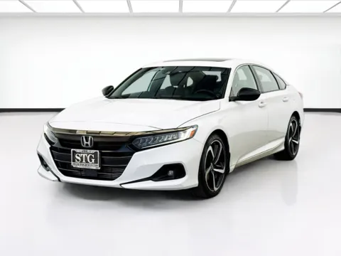 White 2022 Honda Accord Sedan Sport 2.0T for sale in Bellflower, CA
