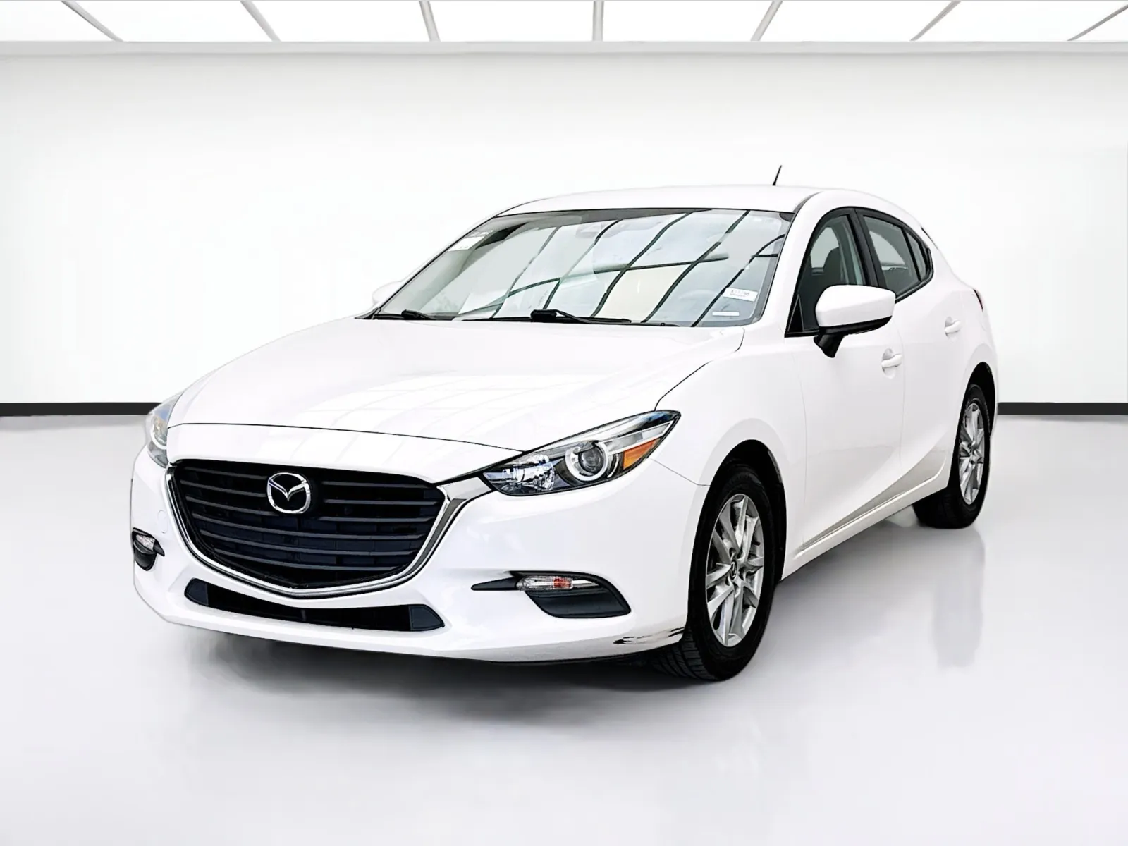 White 2018 Mazda Mazda3 5-Door Sport for sale in Bellflower, CA