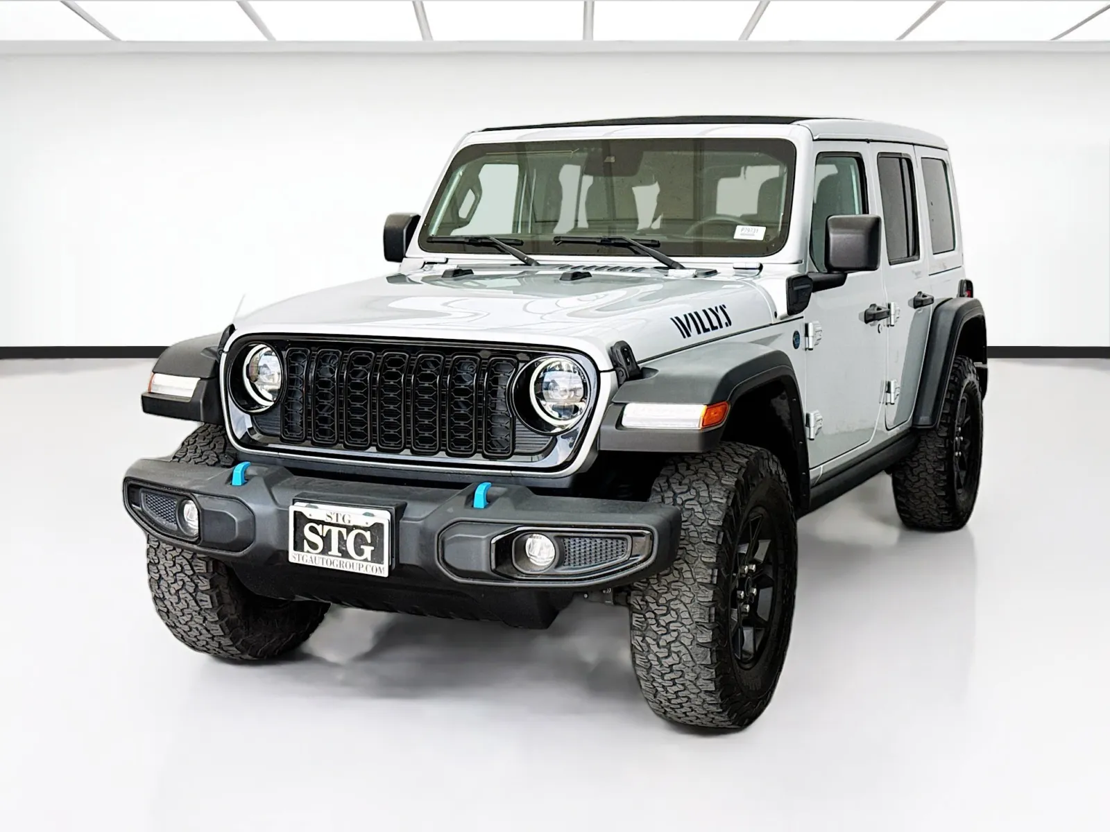 Silver 2024 Jeep Wrangler 4xe Willys 4xe for sale in Bellflower, CA