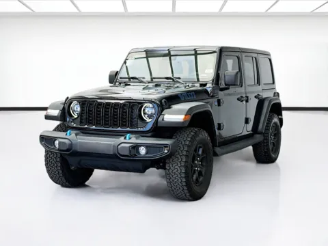 Black 2024 Jeep Wrangler 4xe Willys 4xe for sale in Bellflower, CA