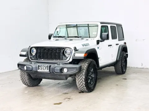 White 2025 Jeep Wrangler 4xe Willys 4xe for sale in Bellflower, CA