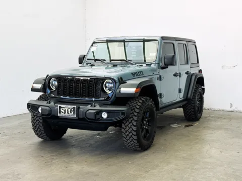Gray 2024 Jeep Wrangler Willys for sale in Bellflower, CA