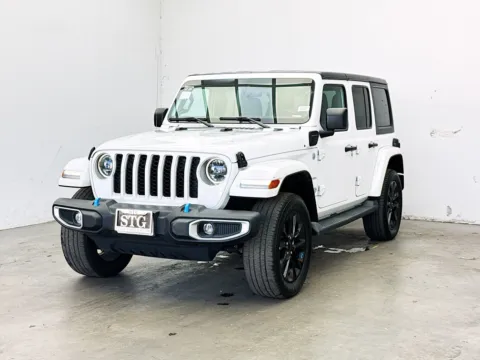 White 2023 Jeep Wrangler 4xe Sahara 4xe for sale in Bellflower, CA