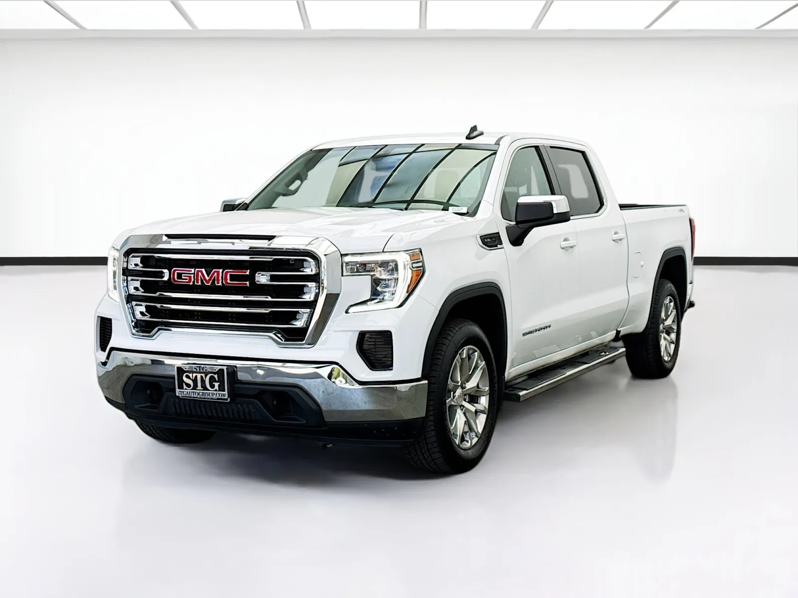 White 2021 GMC Sierra 1500 SLE for sale in Bellflower, CA