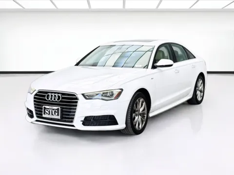 White 2018 Audi A6 2.0T Premium FrontTrak for sale in Bellflower, CA