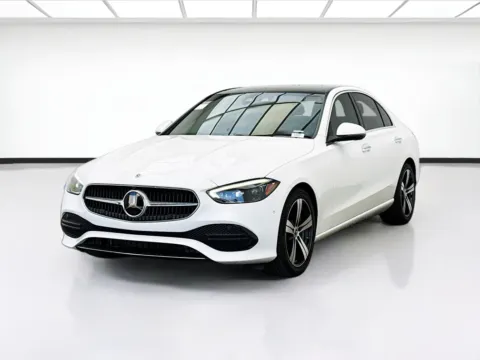 White 2023 Mercedes-Benz C-Class C 300 PANORAMA ROOF & EXCLUSIVE TRIM PACKAGES 4MATIC for sale in Bellflower, CA