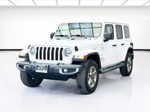 White 2018 Jeep Wrangler Unlimited Unlimited Sahara for sale in Bellflower, CA