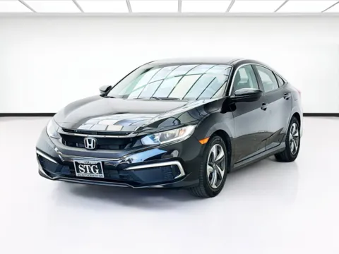 Black 2019 Honda Civic Sedan LX for sale in Bellflower, CA