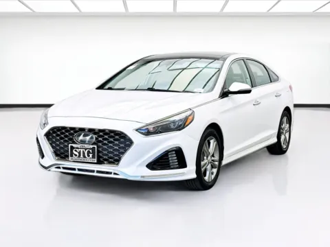 White 2019 Hyundai Sonata Limited for sale in Bellflower, CA
