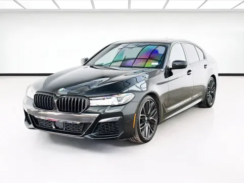 Black 2021 BMW 5 Series M550i xDrive for sale in Bellflower, CA