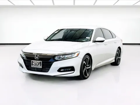 White 2019 Honda Accord Sedan Sport for sale in Bellflower, CA