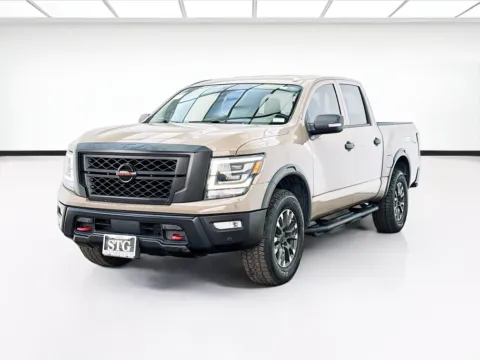 Beige 2020 Nissan Titan PRO-4X for sale in Bellflower, CA