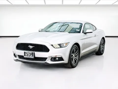 Silver 2017 Ford Mustang EcoBoost Premium for sale in Bellflower, CA