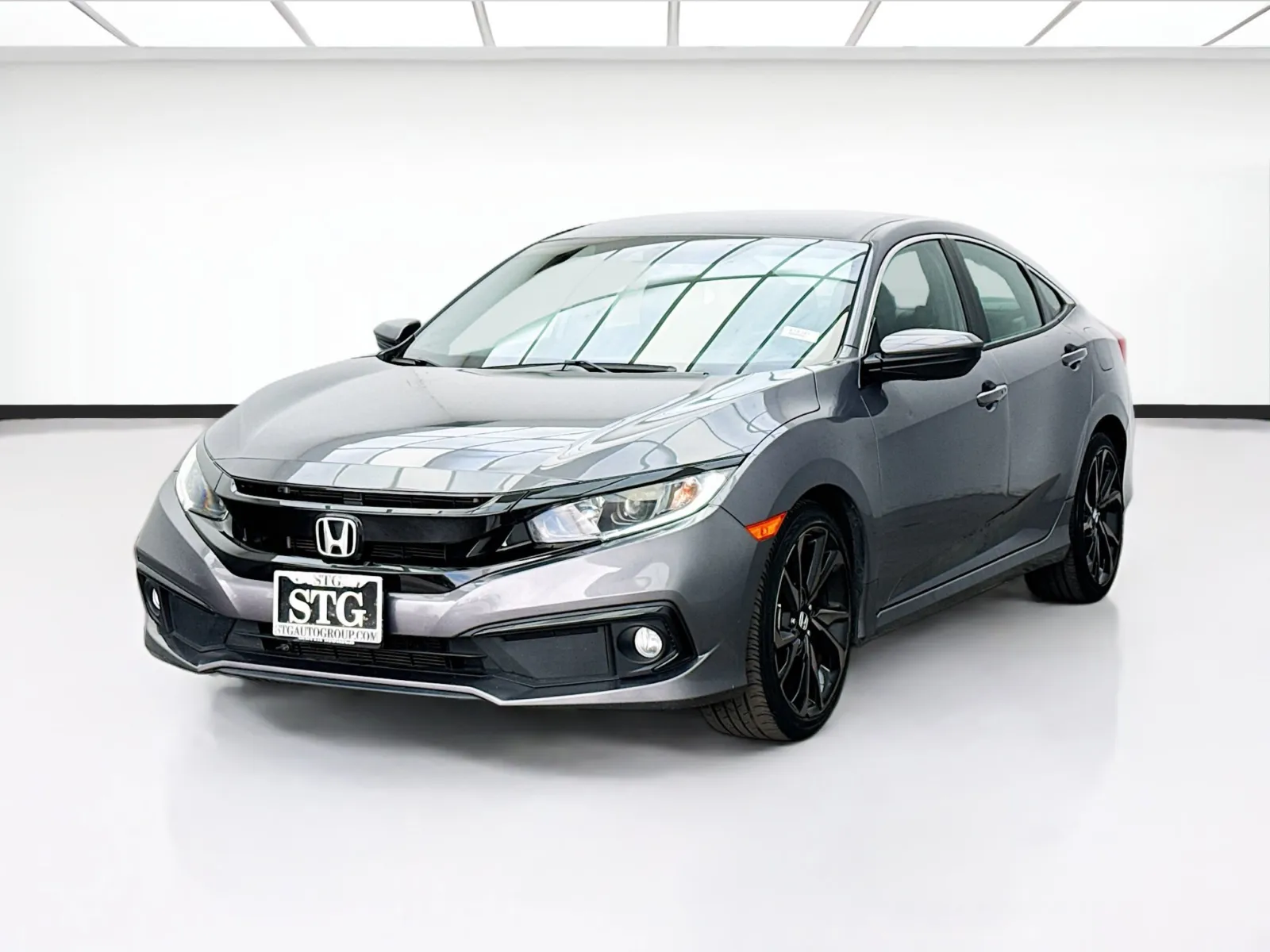 Gray 2019 Honda Civic Sedan Sport for sale in Bellflower, CA