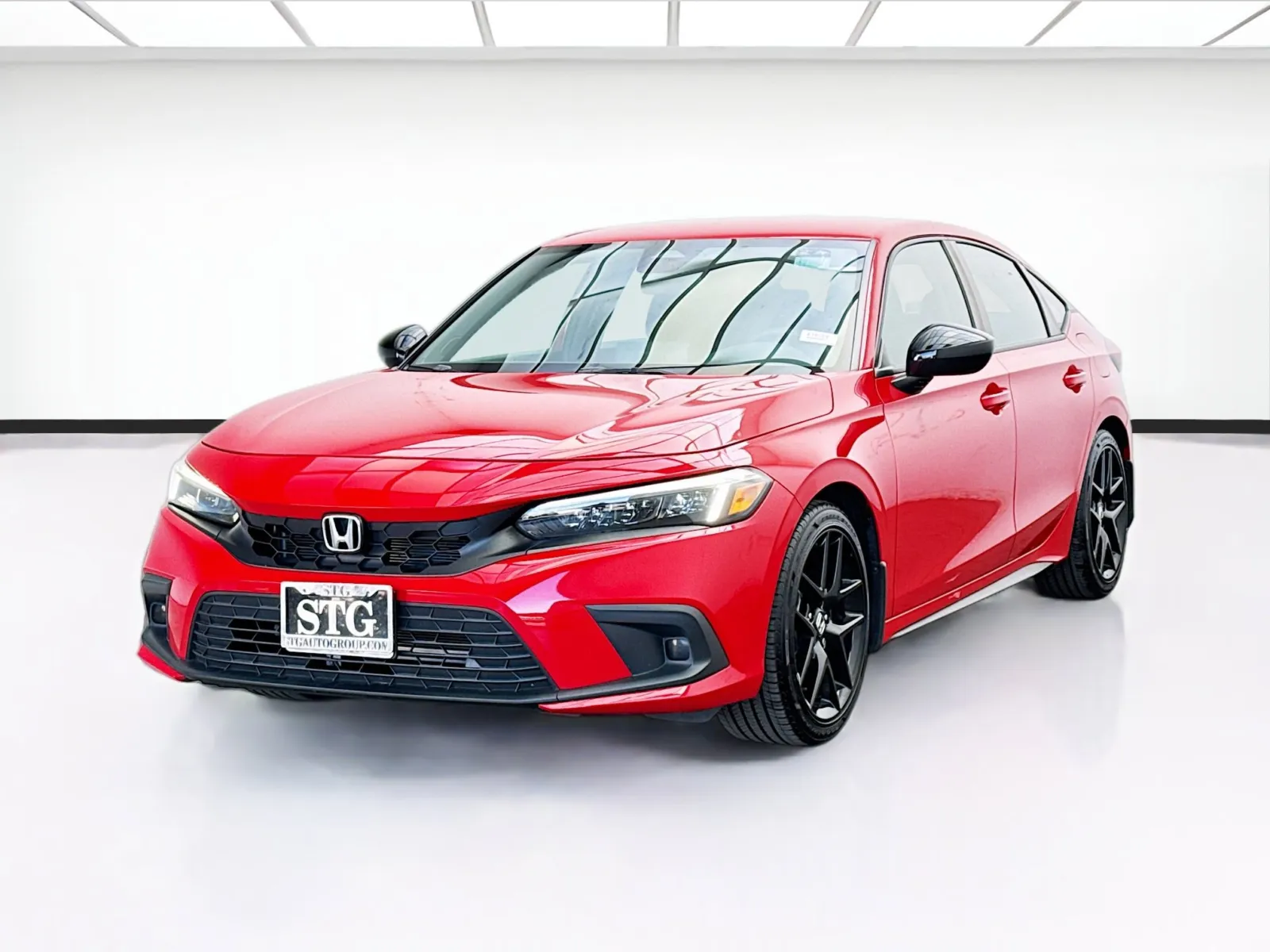 Red 2024 Honda Civic Hatchback Sport for sale in Bellflower, CA