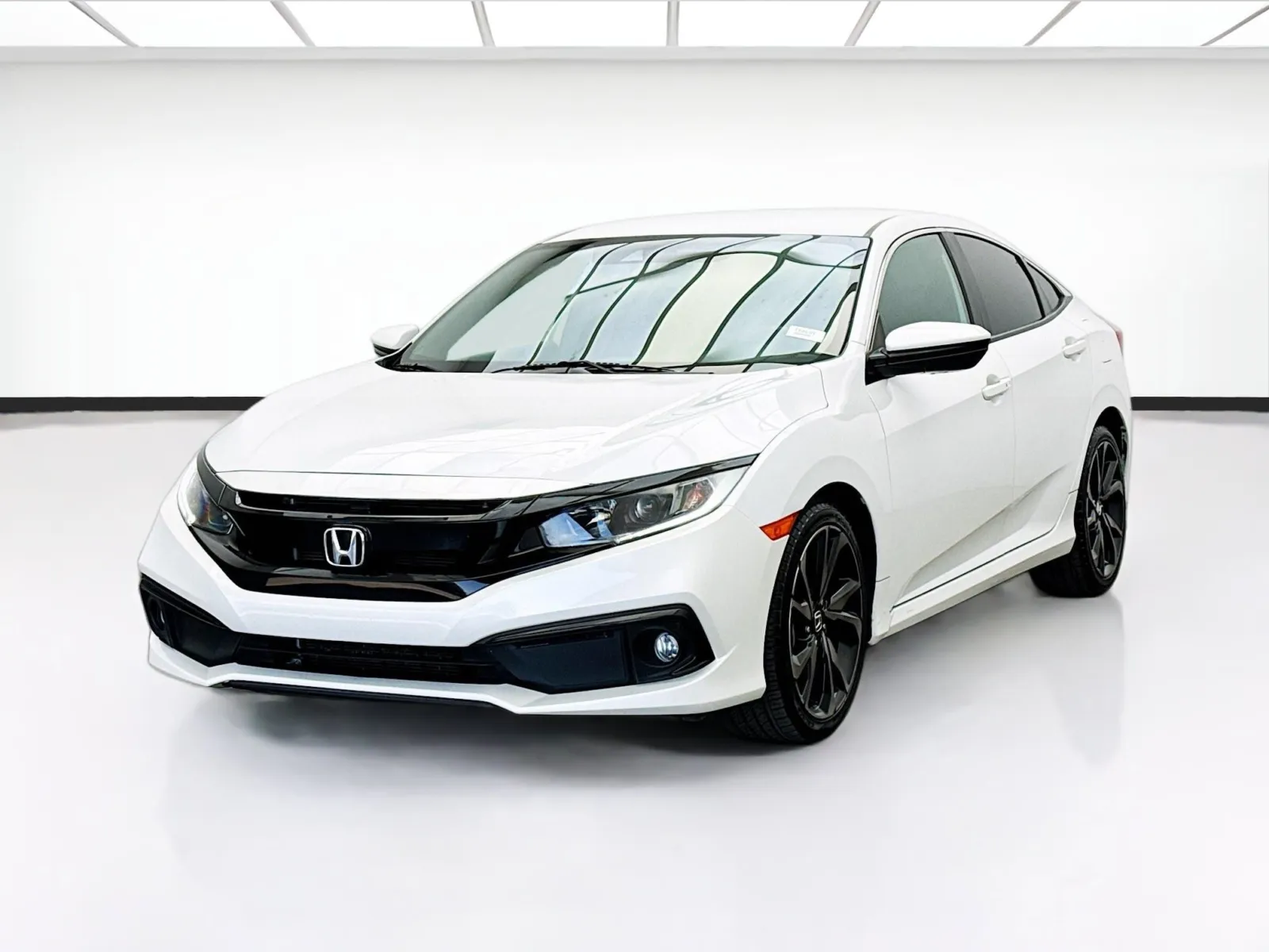 White 2021 Honda Civic Sedan Sport for sale in Bellflower, CA