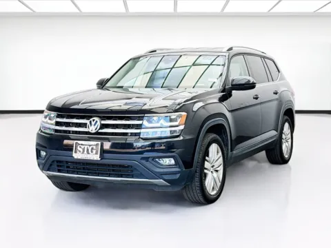 Black 2019 Volkswagen Atlas 3.6L V6 SE w/Technology for sale in Bellflower, CA