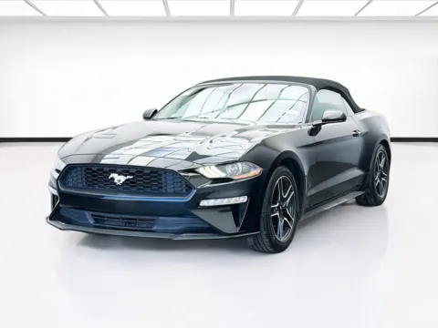 Black 2022 Ford Mustang EcoBoost Premium for sale in Bellflower, CA