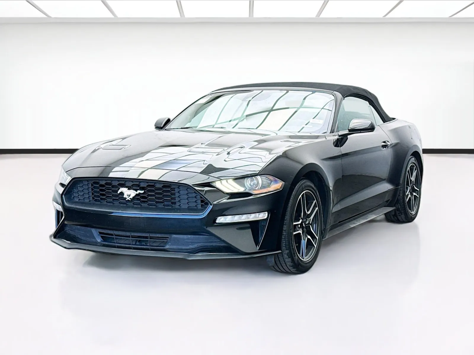 Black 2022 Ford Mustang EcoBoost Premium for sale in Bellflower, CA