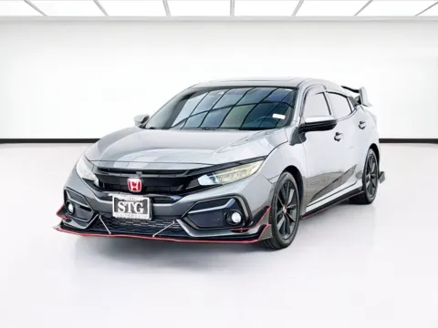 Gray 2021 Honda Civic Hatchback EX for sale in Bellflower, CA