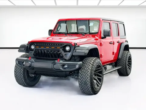 Red 2021 Jeep Wrangler Unlimited Rubicon for sale in Bellflower, CA